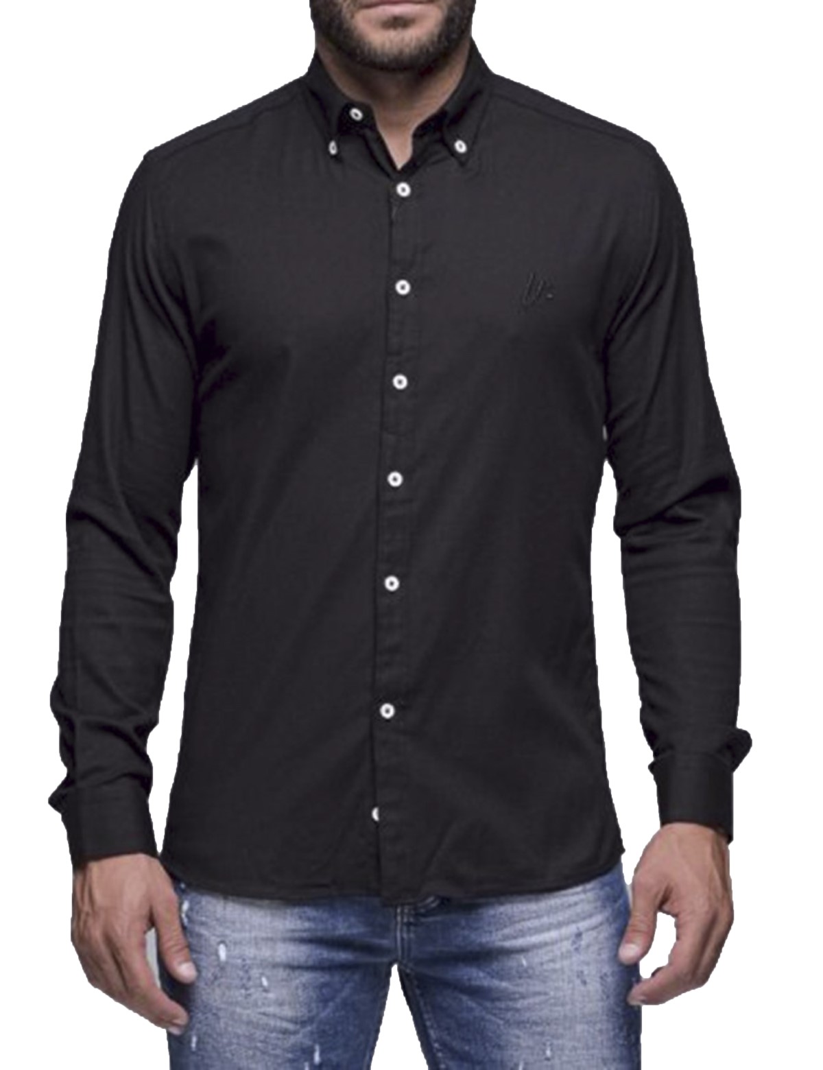 Ben Tailor ανδρικό μαύρο πουκάμισο Harmony 0395 φωτογραφία